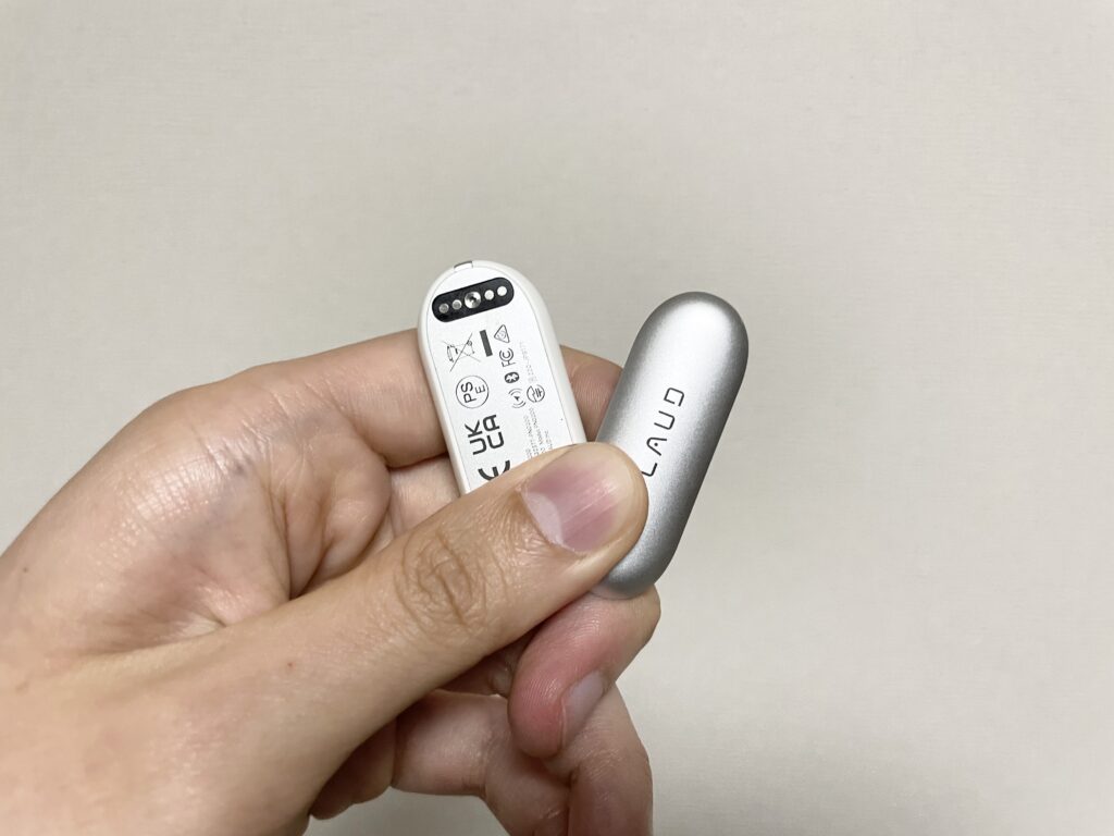 PLAUD NotePin背面カバーを外す