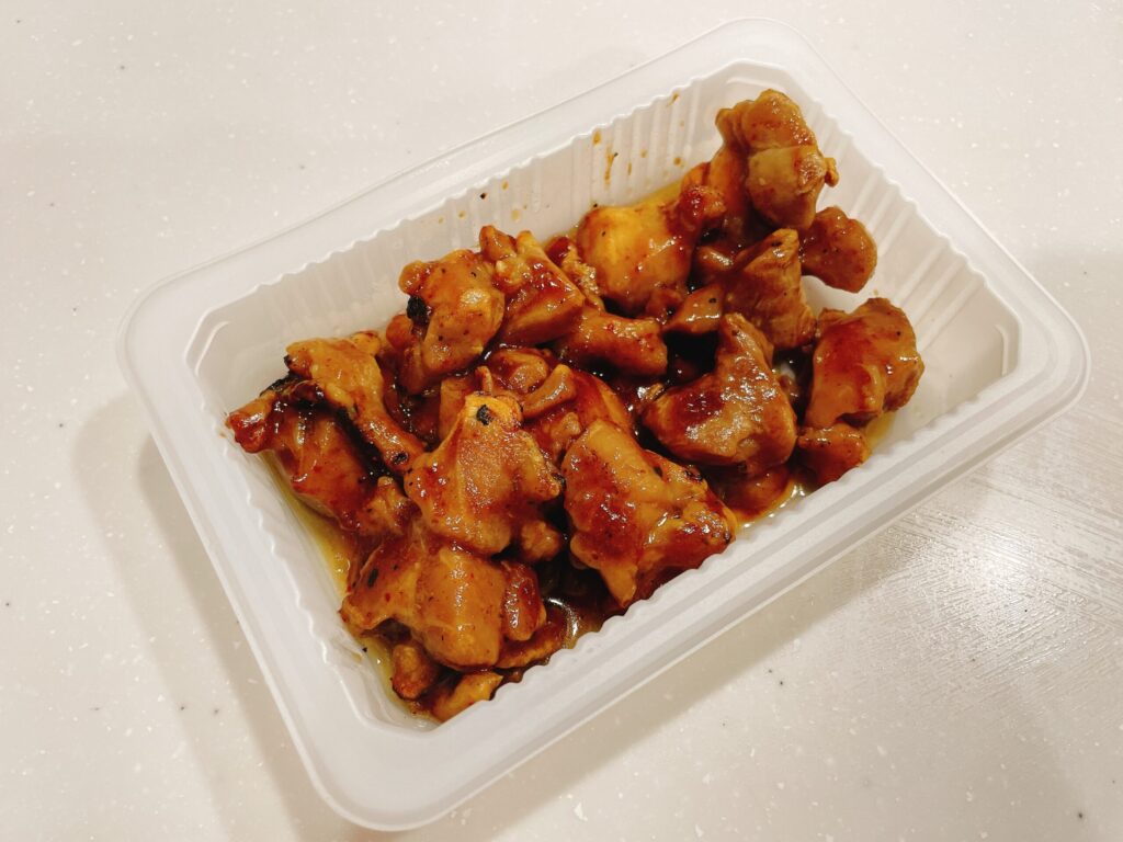 ローソン炭火が香る本格焼き鳥(たれ)の調理後の写真